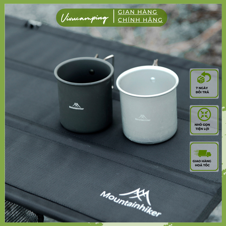 Cốc Ly Uống Nước Siêu Nhẹ 300ml Chính Hãng Mountainhiker Dành Cho Cắm Trại , Dã Ngoại, Leo Núi T, Du Lịch, Camping