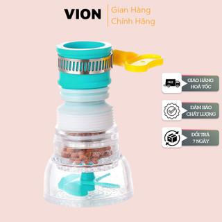 Đầu vòi nước tăng áp dây nối đầu vòi nước tăng áp có nút điều chỉnh xoay 360 vion
