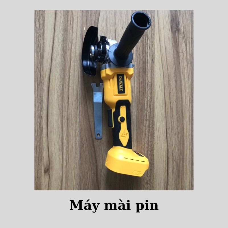 Máy mài pin 100% lõi đồng ; động cơ không chổi than; công tắc bóp, chân pin phổ thông