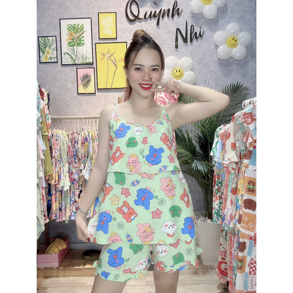 ĐỒ BỘ MẶC NHÀ, ĐỒ BỘ TOLE LANH ĐÙI ÁO DÂY TẦNG, SIZE 40-85KG - TL161