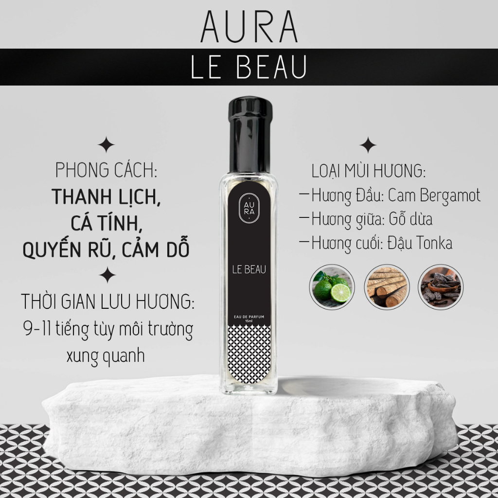Nước hoa LE BEAU 15ml