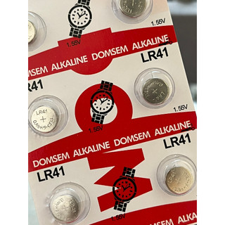 Vỉ 10 viên pin Domsem LR41 41 AG3 G3