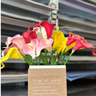HOA CALLA LILY / CÀNH ZUM Giả - Hoa tulip siêu xinh - đạo cụ chụp ảnh sản phẩm, trang trí nhà cửa