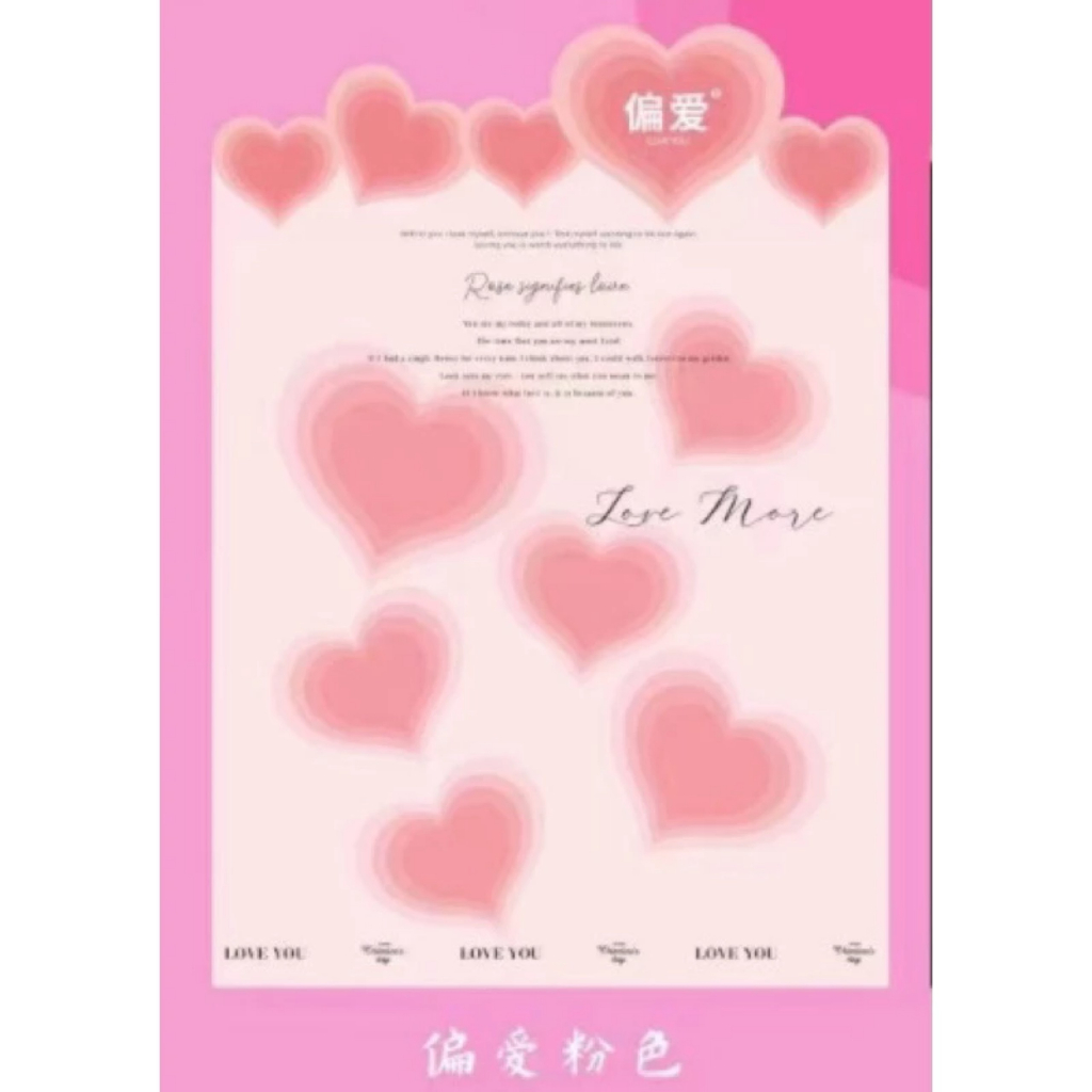 Sỉ tập 20 tờ giấy gói hoa hình trái tim trang trí