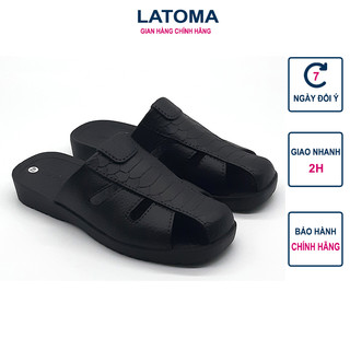 Dép sục lười bít mũi nam chất liệu siêu nhẹ êm chân thời trang Latoma TA7251