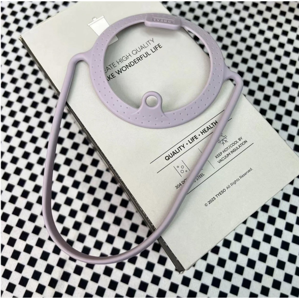 Dây Treo Ly Giữ Nhiêt TYESO 600ML,chất liệu silicone, 5 màu ,không lo bám bẩn, dễ dàng vệ sinh