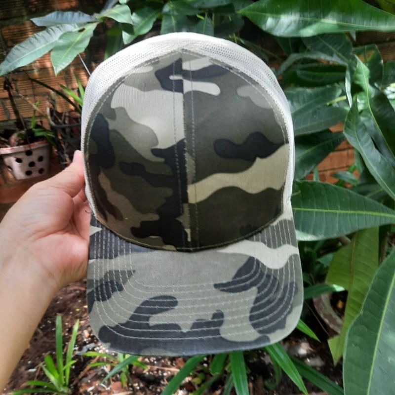 Mũ lưỡi trai phối lưới màu đen/ nón kết lưới đen trơn