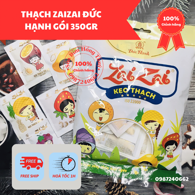 Thạch ZaiZai Đức Hạnh gói 350gr