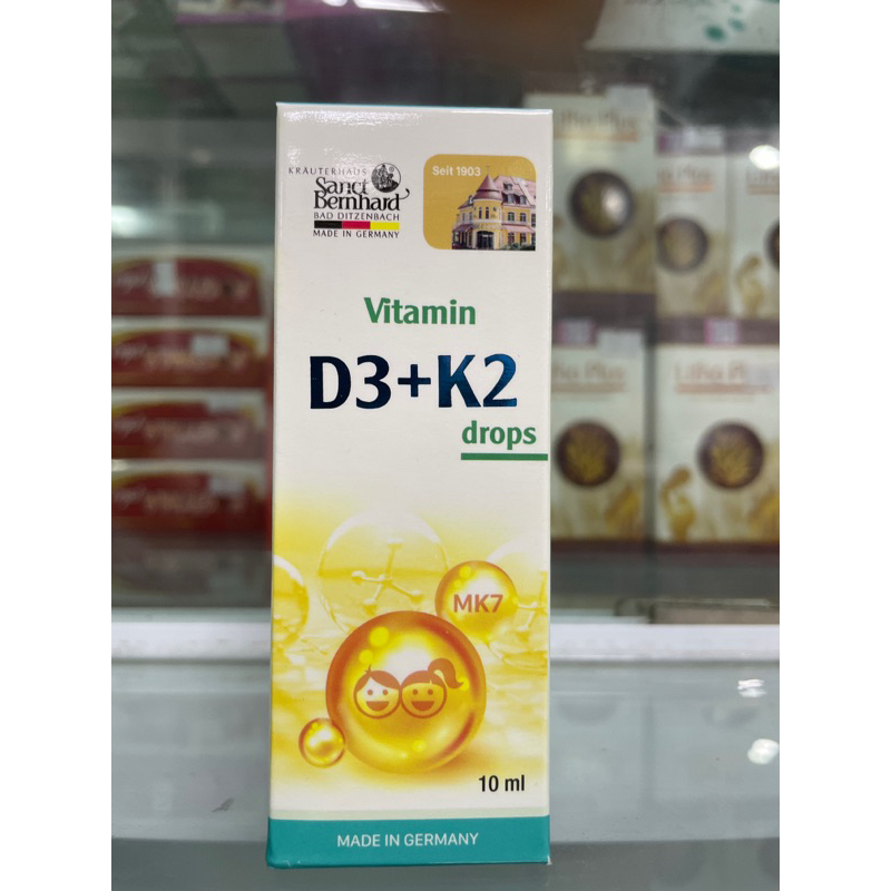 Vitamin D3 K2 MK7 Sanct Bernhard Drops 10ml