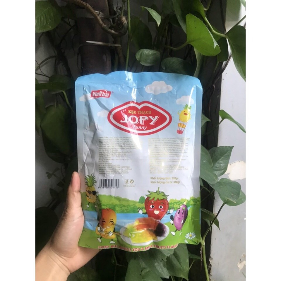 Kẹo Thạch Gói Rau Câu Trái Cây Jopy Việt Thái