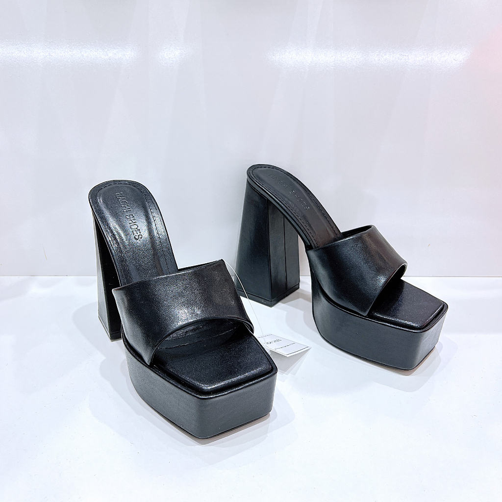 GUỐC CAO GÓT NỮ GÓT TRONG QUAI TRONG ĐẾ ĐÚP C105  HACHI SHOES