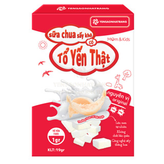 SỮA CHUA SẤY KHÔ CÓ TỔ YẾN THẬT – HỘP 6 gói ( 4 viên 1 gói)(24 viên)