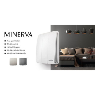 Bộ công tắc, ổ cắm vuông minerva - panasonic