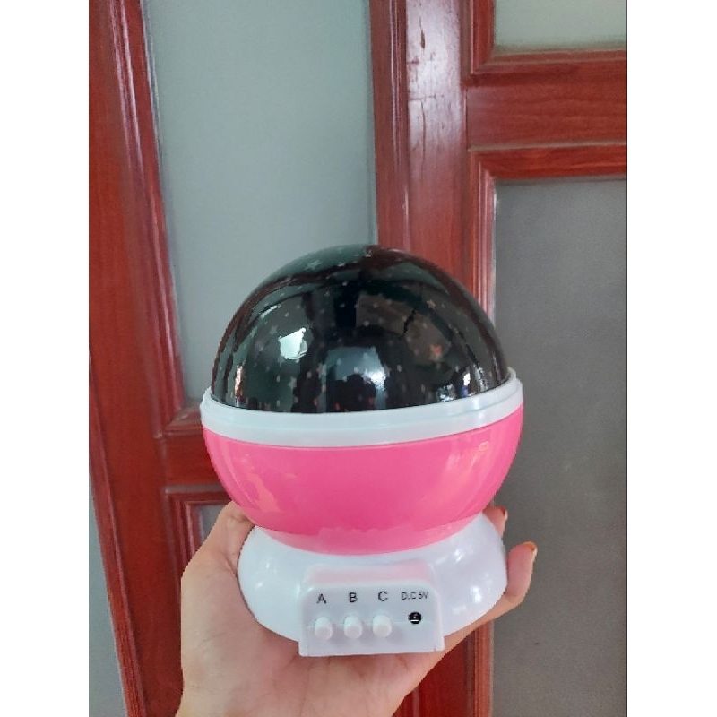 Đèn led chiếu sao trong phòng ngủ nhiều màu có pin sẵn