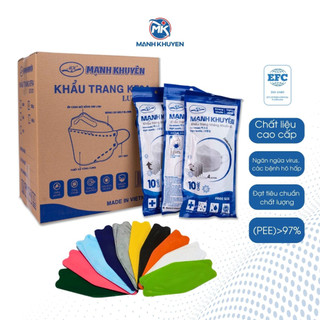  Khẩu trang KF94 Mạnh Khuyên 4 lớp kháng khuẩn, không đau tai, không độc tố,