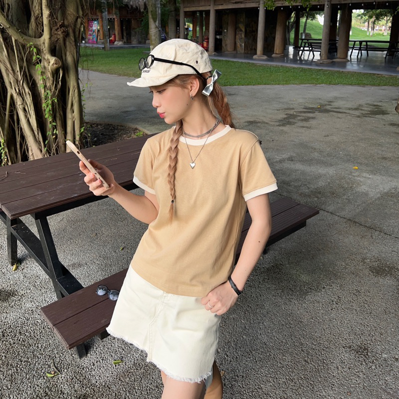 KIM áo Baby Tee Basic, 5 màu, chất cotton