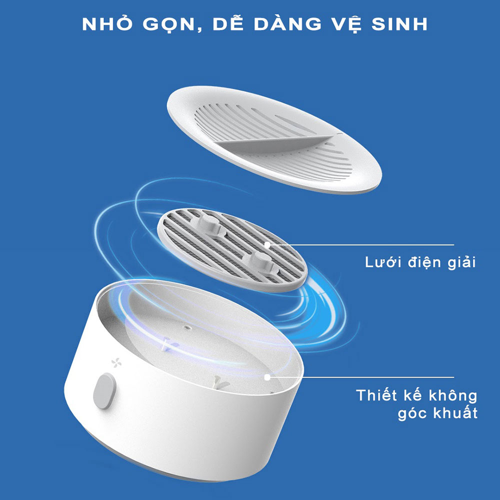 Máy rửa rau củ quả Lydsto HD-ZNGSQXJ02 khử khuẩn thực phẩm bằng công nghệ ion lọc - Bảo hành 12 tháng