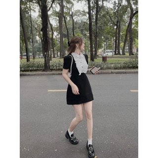 ĐẦM ĐEN PHỐI CỔ TRẮNG BÈO