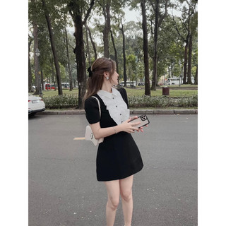 ĐẦM ĐEN PHỐI CỔ TRẮNG BÈO