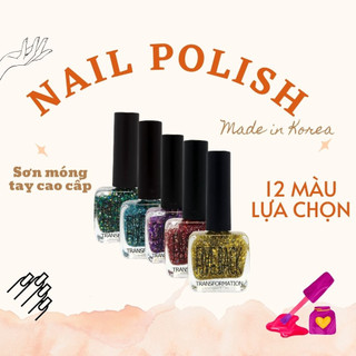 Màu ngẫu nhiên - Sơn móng tay nhũ kim tuyến Rucy FB Hàn Quốc