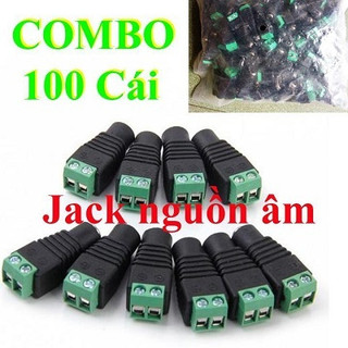 Jack nguồn DC đực và Jack DC cái (Loại vít vặn) Túi 100 Chiếc