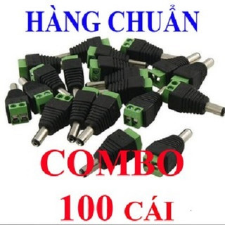 Jack nguồn DC đực và Jack DC cái (Loại vít vặn) Túi 100 Chiếc