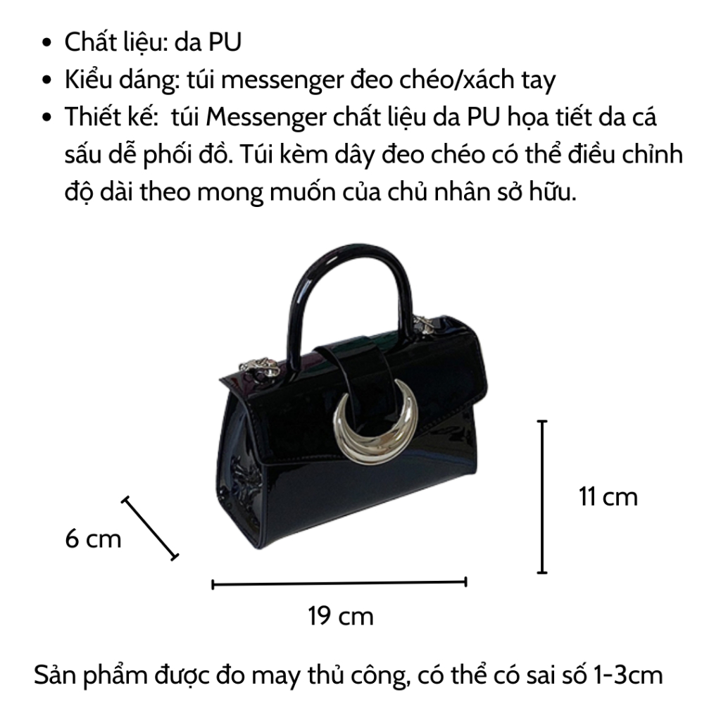 Túi nữ đeo chéo Bewon hình mặt trăng Túi bạc đeo chéo Dây kim loại Túi xách nữ Túi xách taobao T012