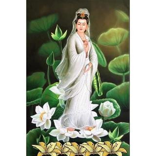 Tranh full đính đá Phật Quan Âm Bồ Tát
