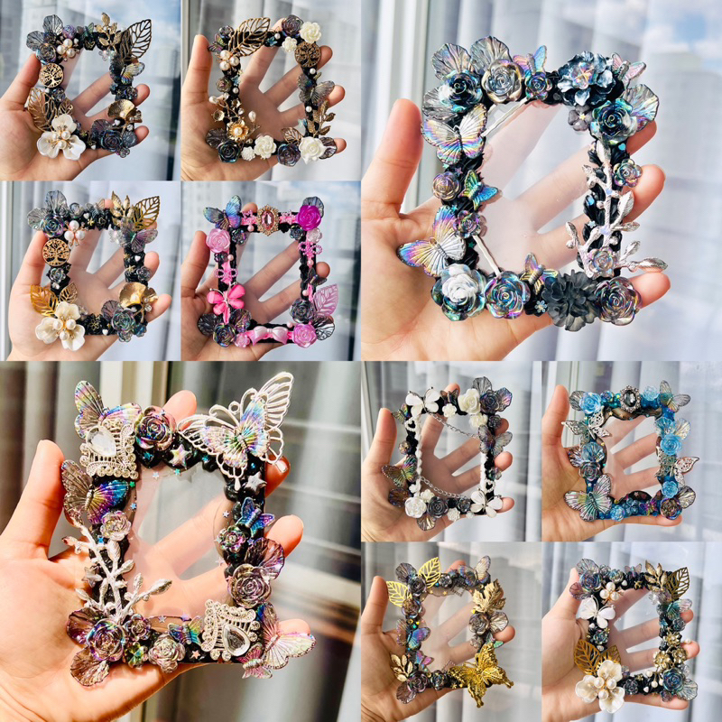 Topdecor kem keo TẠP HOÁ BÉ PINK có đính charm kim loại