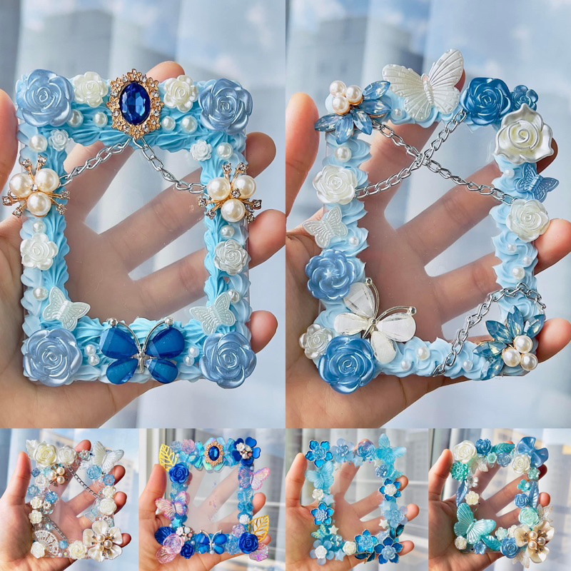 Topdecor kem keo TẠP HOÁ BÉ PINK có đính charm kim loại