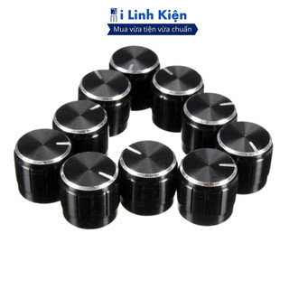 Núm chiết áp nhôm 15x17mm WH148 màu đen chính hãng ilinhkien