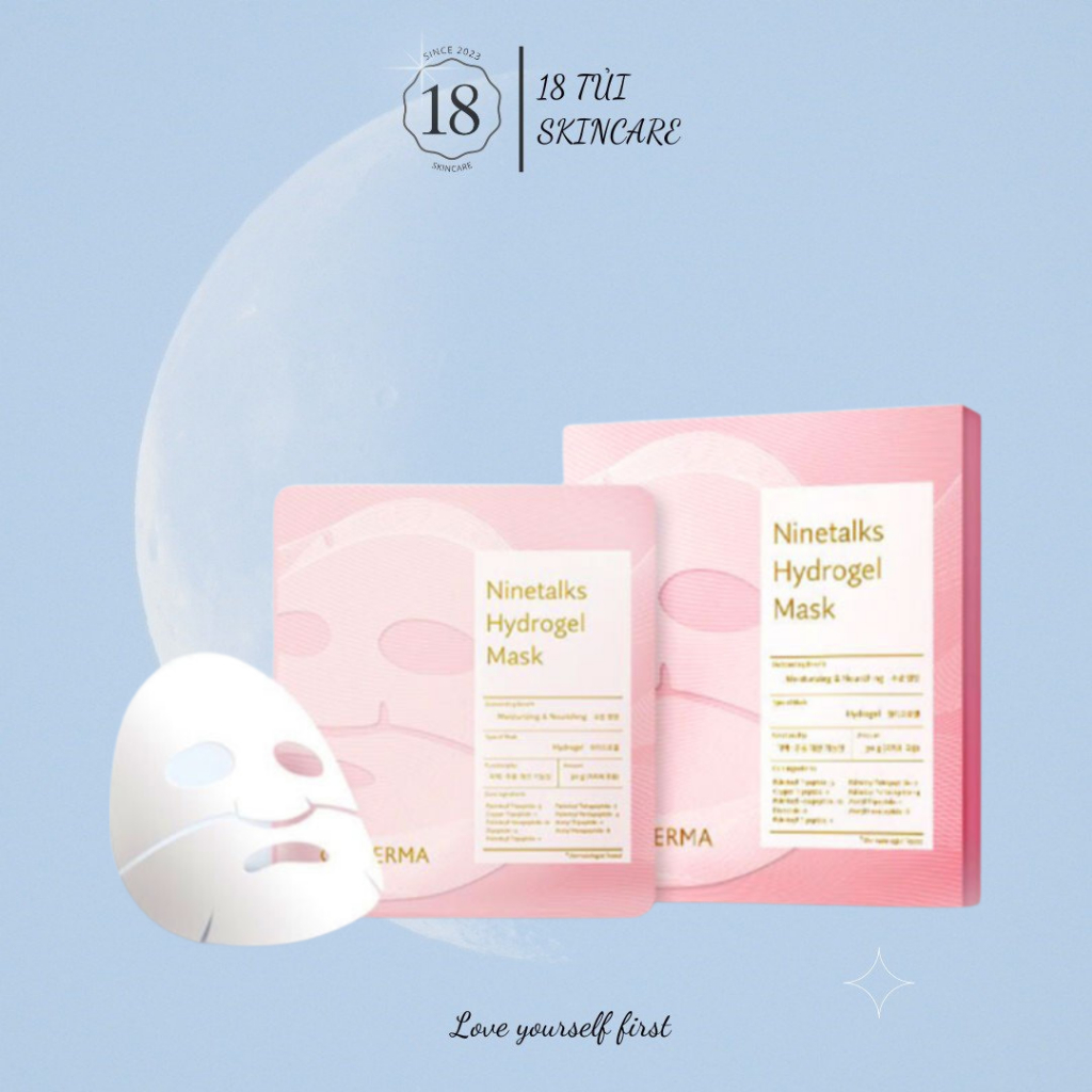 Mặt Nạ Celderma Ninetalks Hydrogel Mask (Màu Hồng)