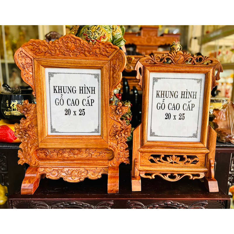 KHUNG HÌNH THỜ CÚNG - KHUNG HÌNH GỖ HƯƠNG CAO CẤP