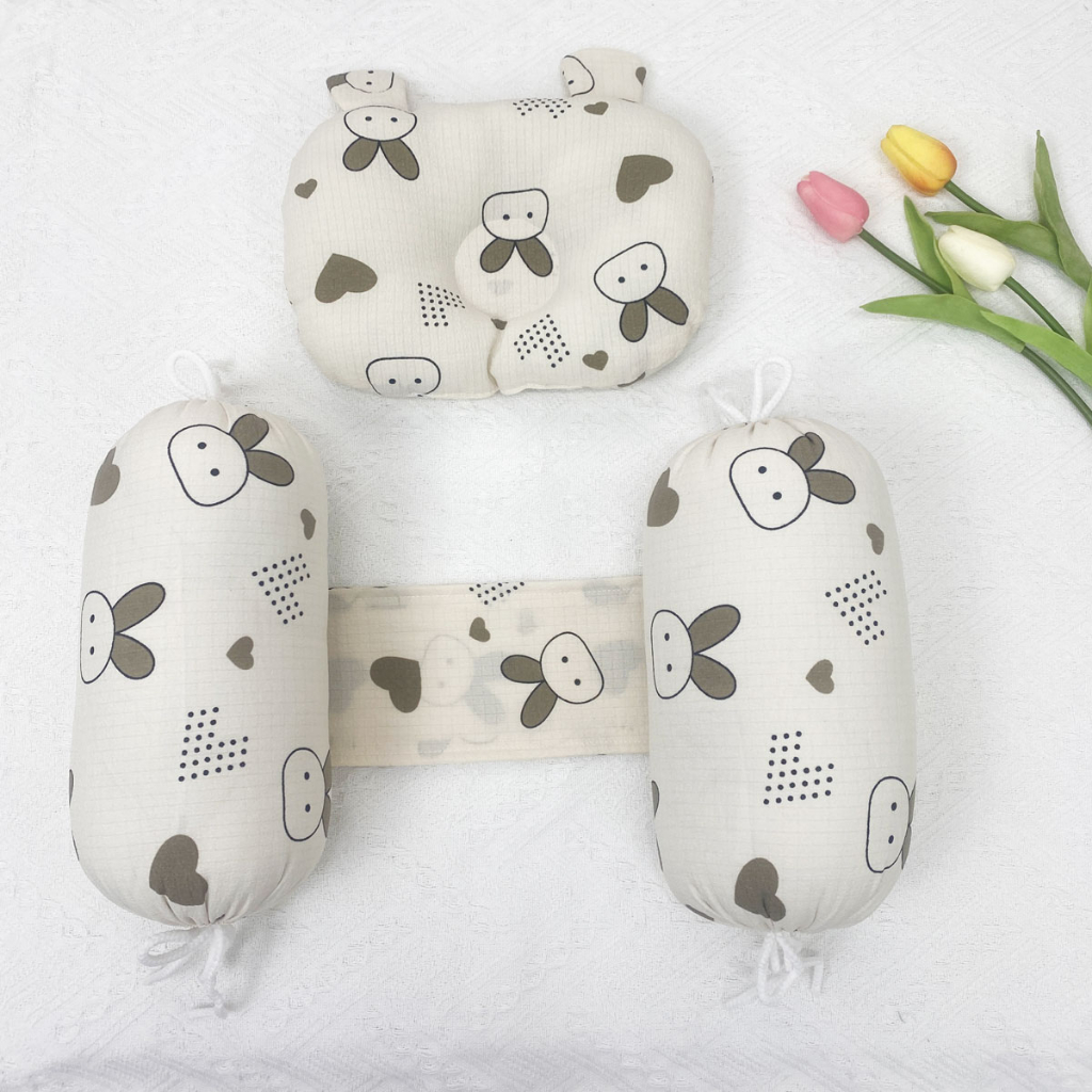 Gối Chặn BAFABY Cho Bé Sơ Sinh Cao Cấp Chống Giật Mình Giúp Bé Ngủ Ngon Hơn 267