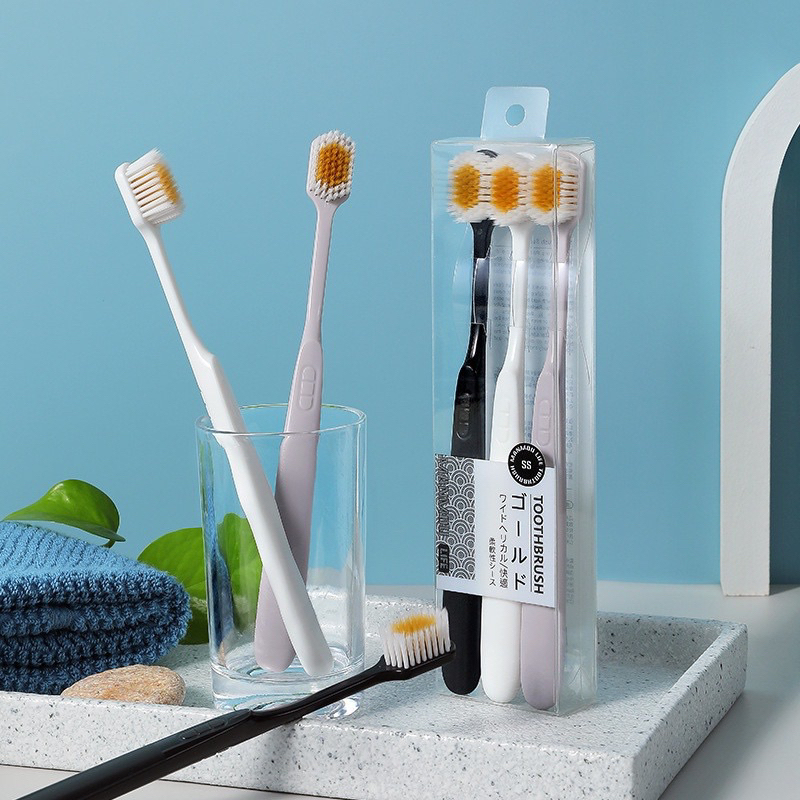 Set 3 Bàn Chải Siêu Mềm TOOTHBRUSH Nhật
