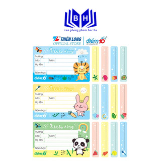 Nhãn vở thiên long điểm 10 tp-nbl005