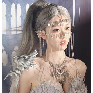 Bờm tóc bohemian - Vòng đội đầu head chain boho style