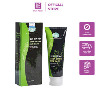 Sữa rửa mặt anna nature face wash tuýp 100ml, sữa rửa mặt dưỡng ẩm trắng da