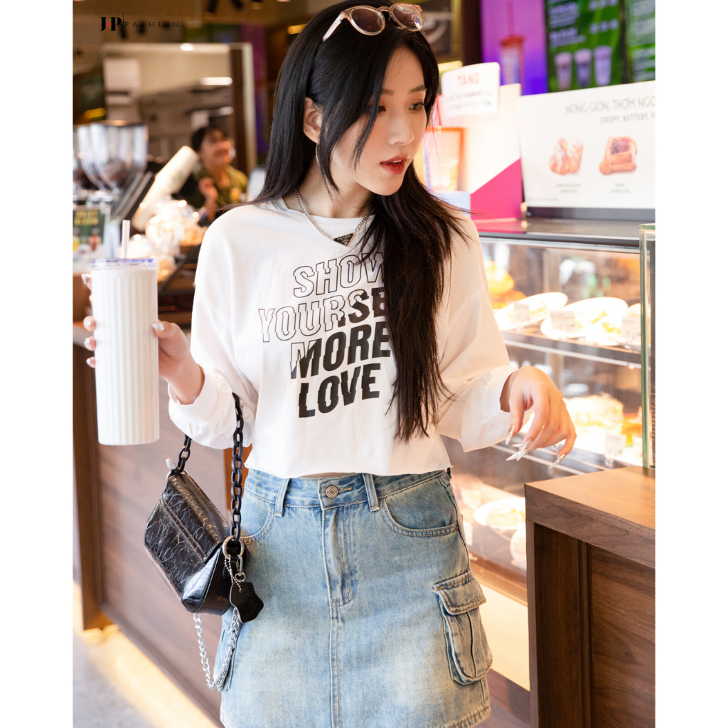 Thun Croptop Dài Tay JP Fashion 10208270