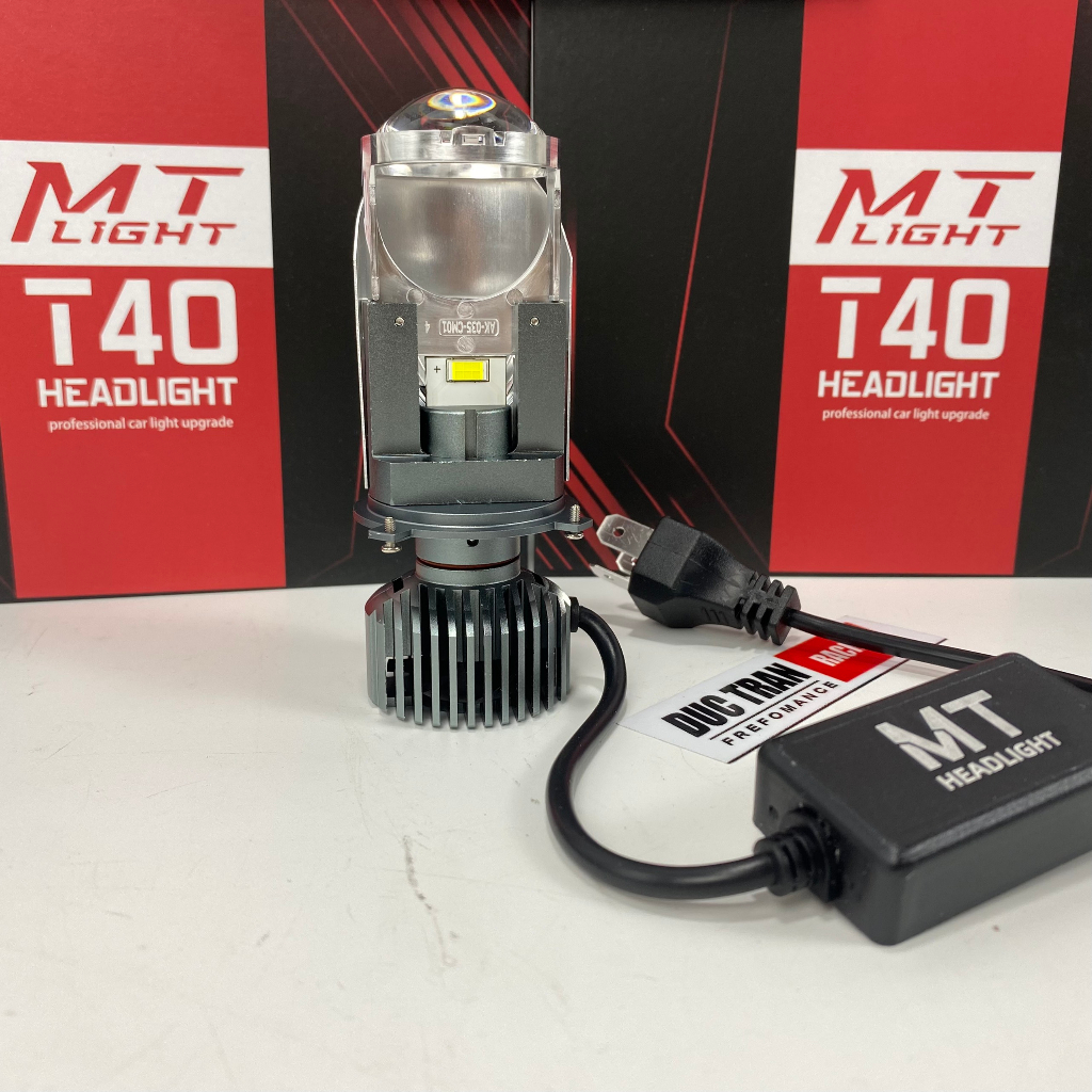 Đèn Pha LED Bi Cầu Mini H4 T40/F40 ( New ) Công Xuất 40w Lắp Ô tô, Xe Máy
