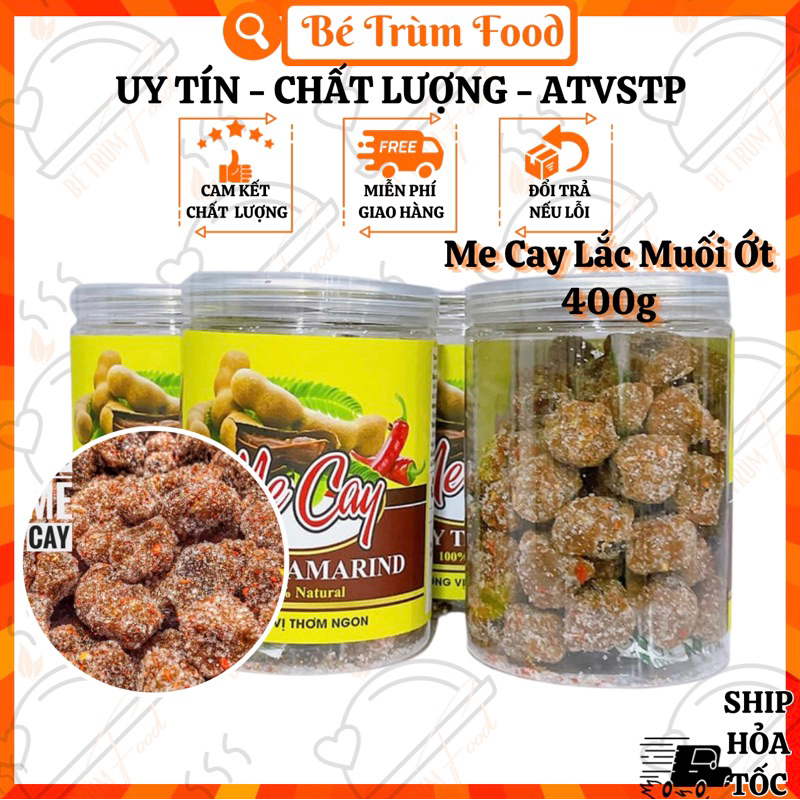 Kẹo Me Cay Muối Ớt Đà Lạt 400g 𝐅𝐫𝐞𝐞𝐒𝐡𝐢𝐩 (Hình Thật 100%) Bé Trùm Food
