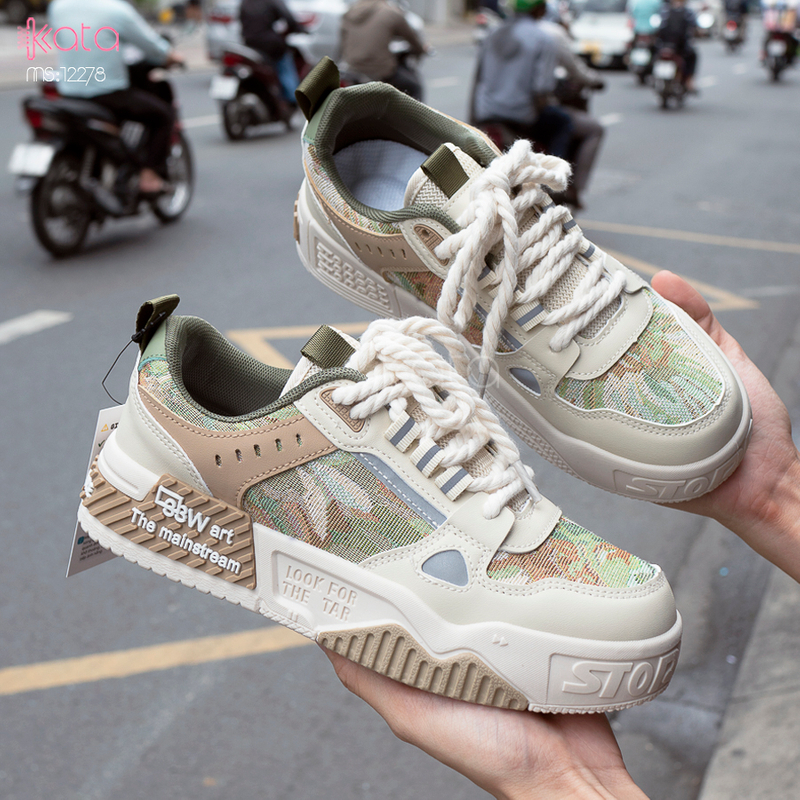 Giày thể thao nữ, giày dạo phố sinh viên phong cách Hàn Quốc 12277