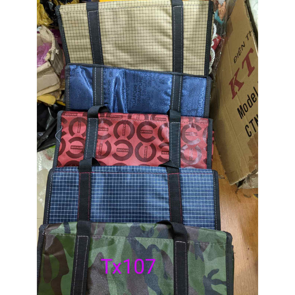 Túi giữ nhiệt hình hộp lớn, vải bố dầy 35x21cm cao 25cm tx107