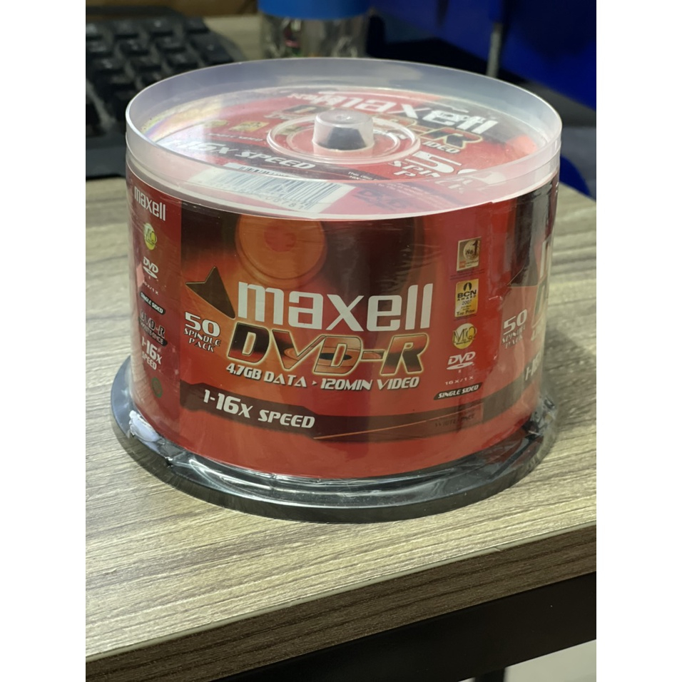 Đĩa dvd maxcell lốc 50 cái