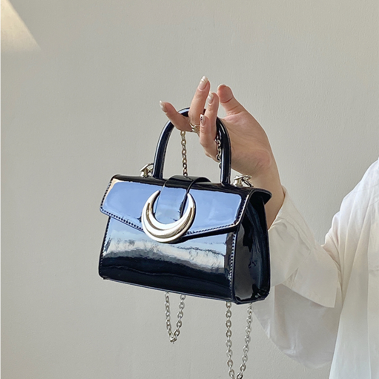 Túi nữ đeo chéo Bewon hình mặt trăng Túi bạc đeo chéo Dây kim loại Túi xách nữ Túi xách taobao T012