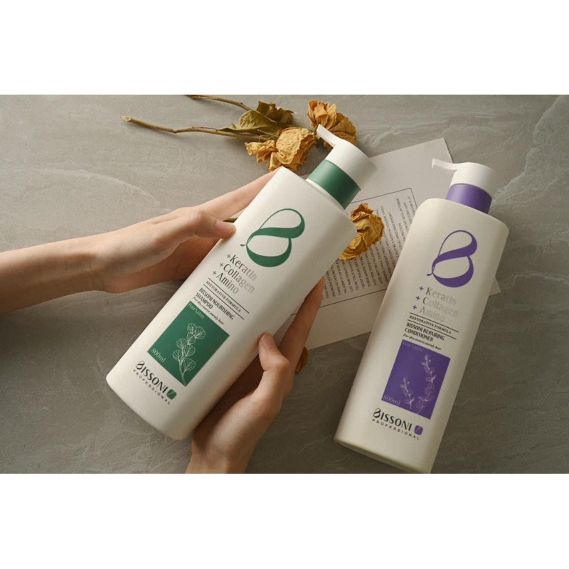 Dầu gội BISSONI HAIRSALON hương nước hoa giảm gãy rụng, phục hồi hư tổn