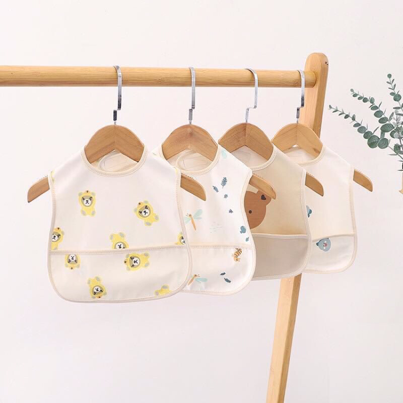 Yếm ăn dặm cộc tay cho bé 6-24 tháng