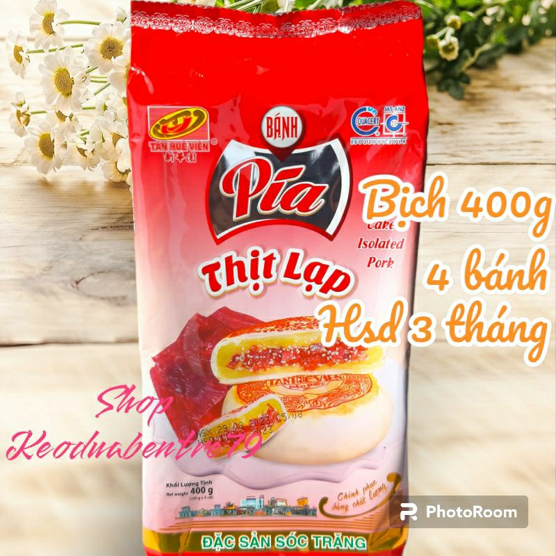 Bánh pía thịt lạp Tân Huê Viên
