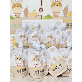 Nước Hồng Sâm Lộc Nhung Hươu Baby Chunho Hàn Quốc - Gói 40ml cho bé từ 2-10y [ BW Store ]
