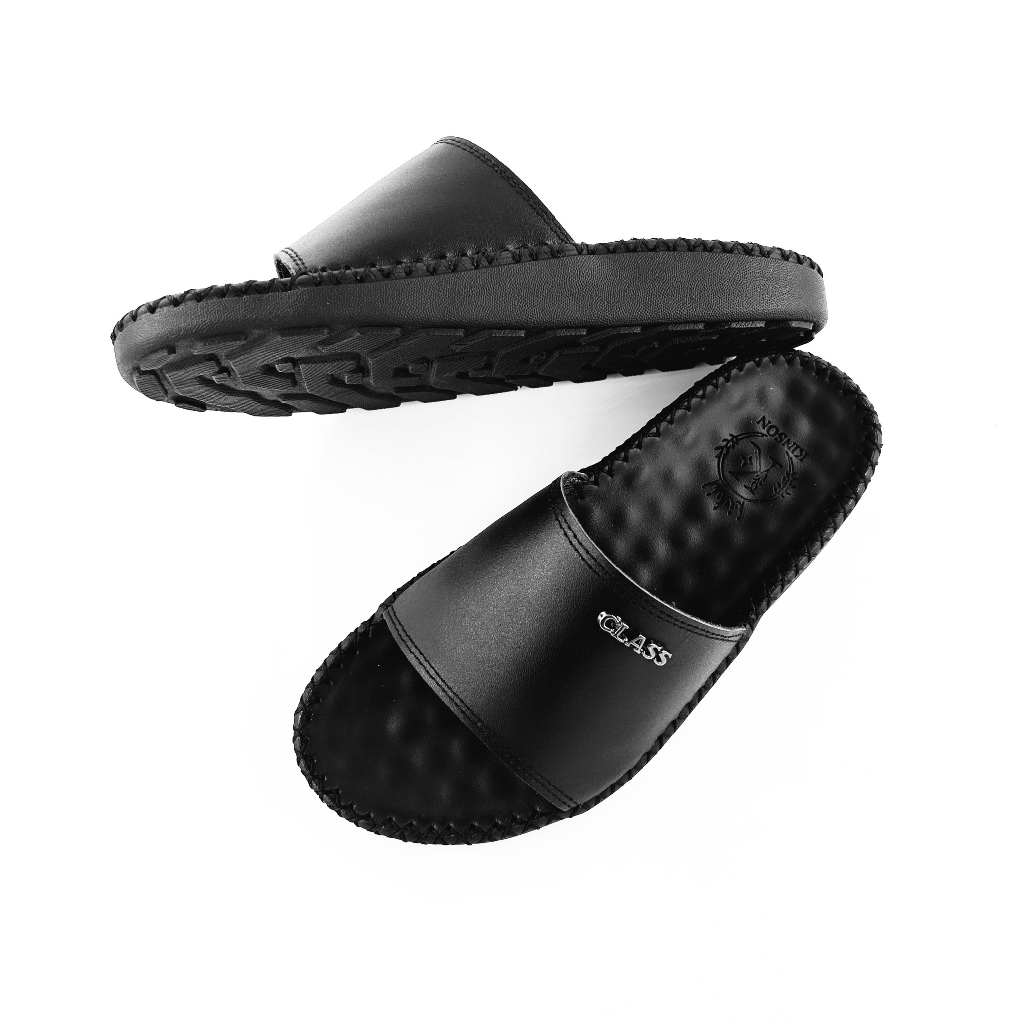 Dép da nam Class trẻ trung,năng động-Kinson Shop